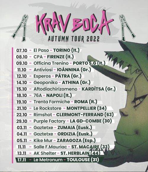 Krav Boca Autum Tour 2022