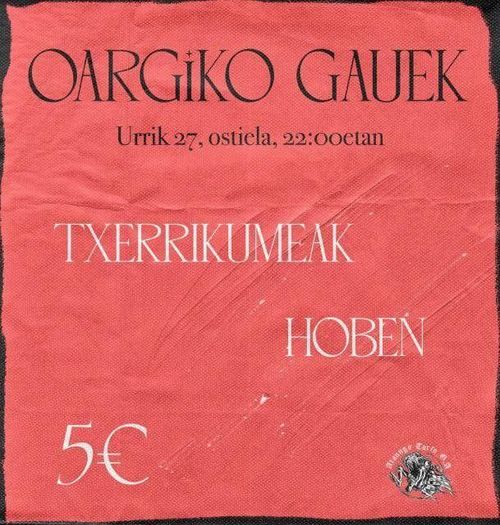 Oargiko gauek